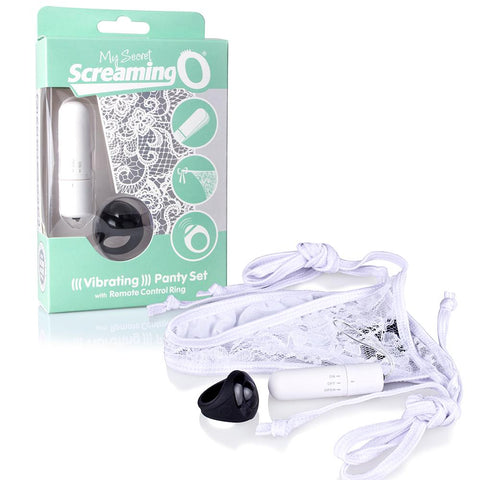 Screaming O Remote Control Panty Vibe White