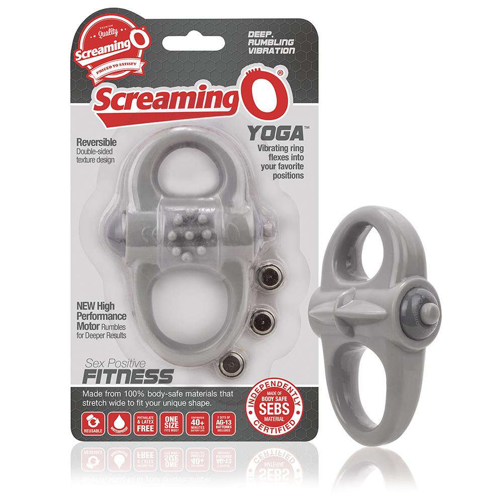 Screaming O Yoga Grey Vibrating Ring