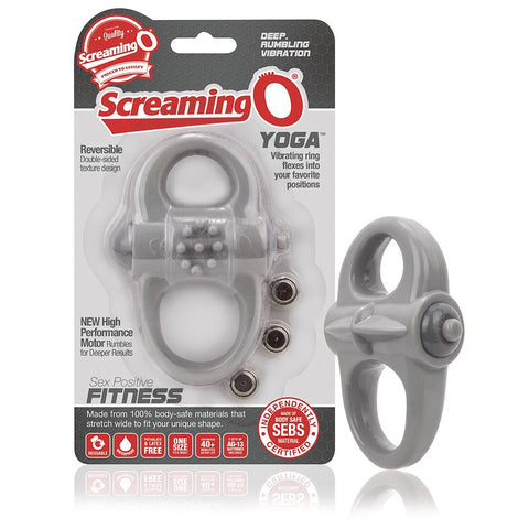 Screaming O Yoga Grey Vibrating Ring