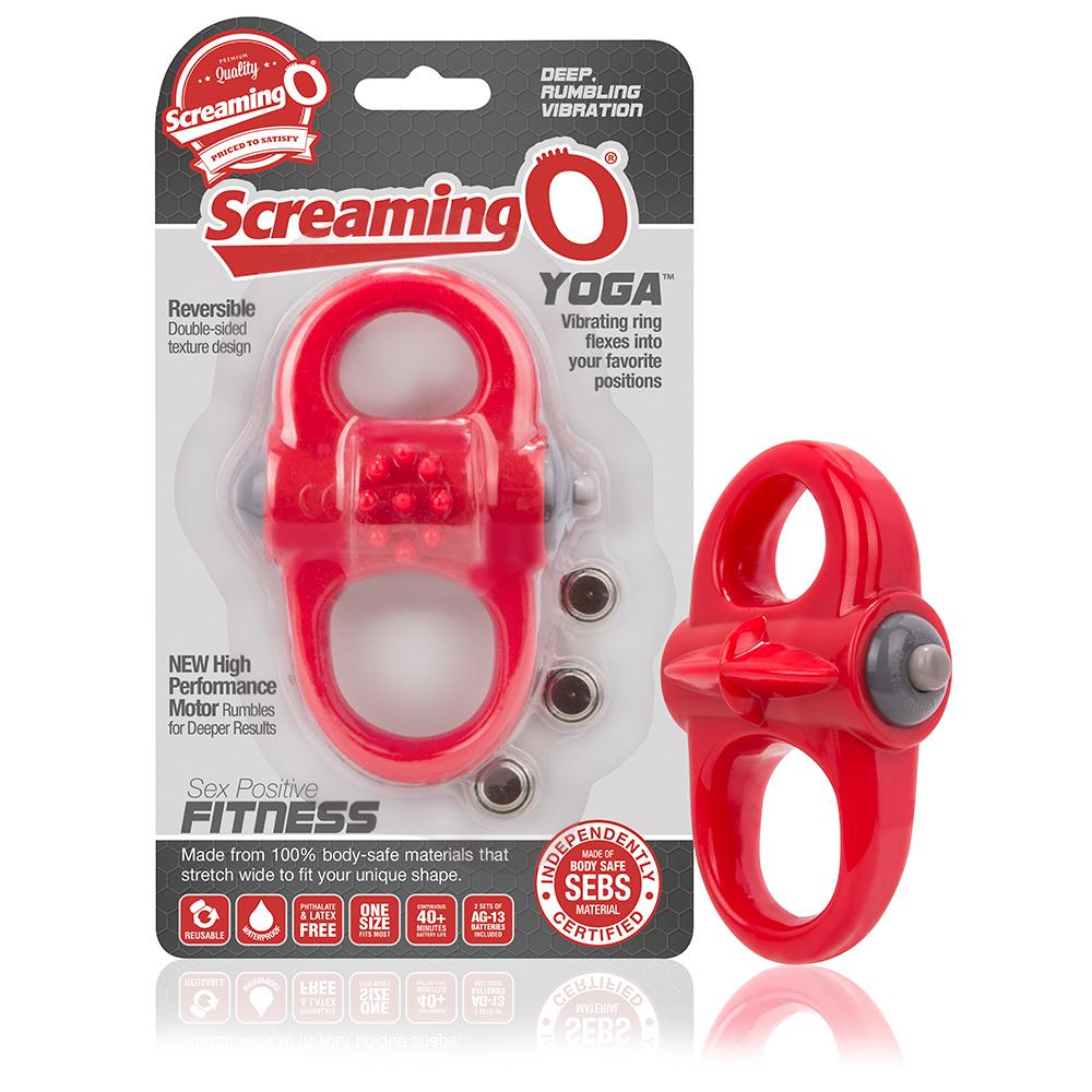 Screaming O Yoga Red Vibrating Ring