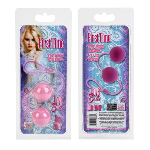First Time Love Balls Duo Lovers Pink