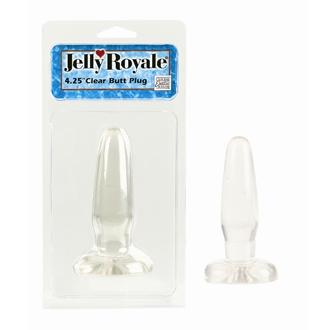 Butt Plug Clear 4.25in