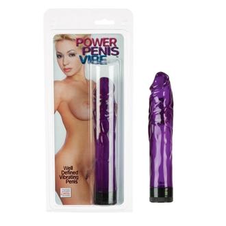 Power Penis Vib Purp 6.75in