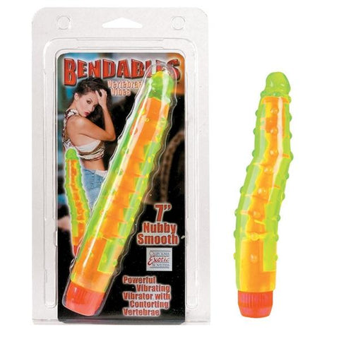 Bendables Vertebrae Vibrators 7in Nubby Swirl