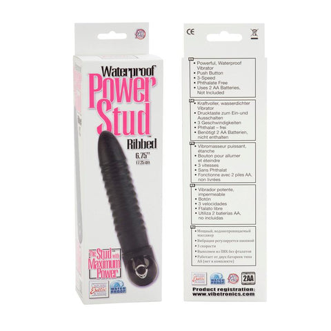 Power Stud Ribbed W-p Black
