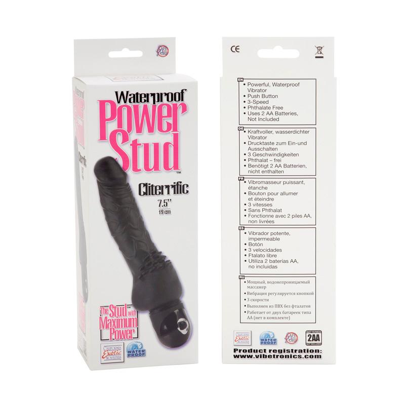 Power Stud Clitterific W-p Black