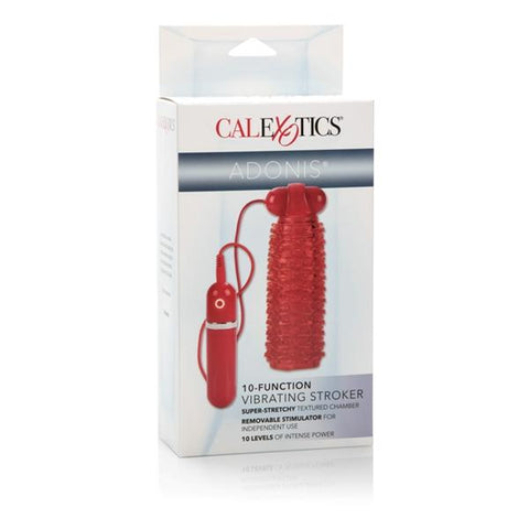 Adonis Vibrating Stroker Red