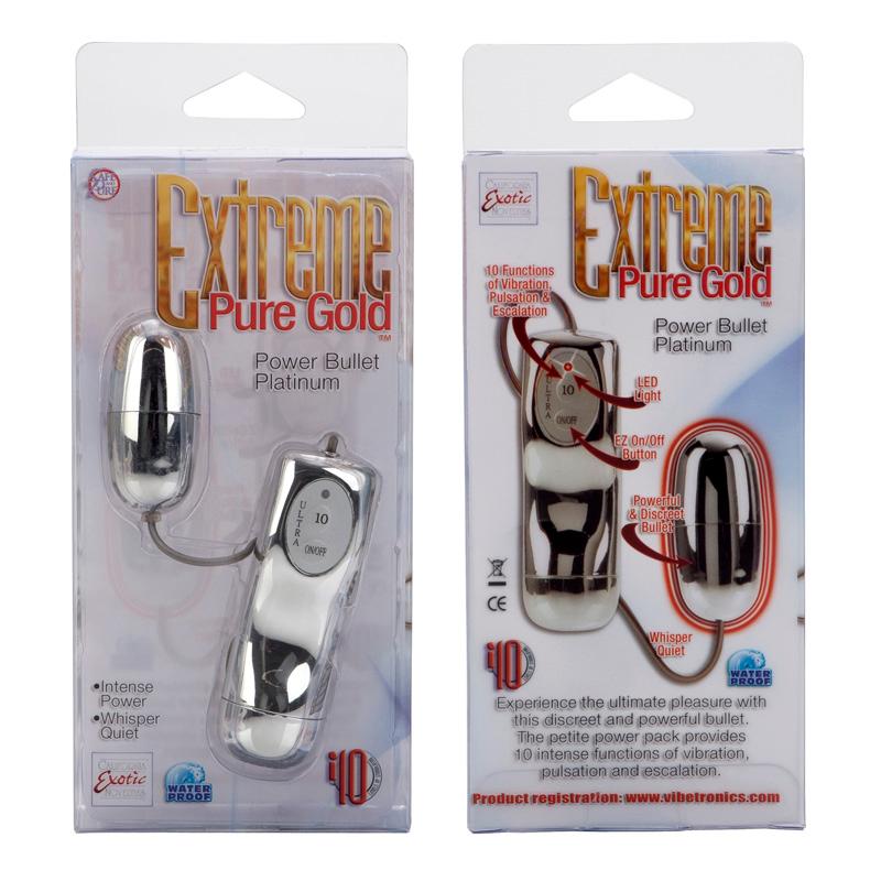 Extreme Pure Gold Power Bullet Silver