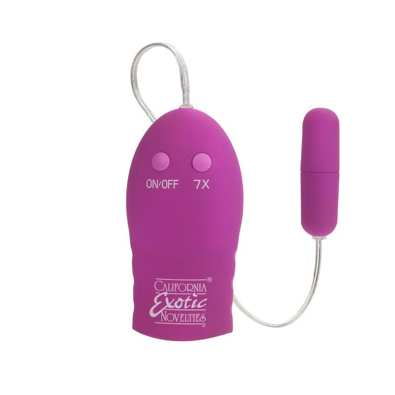 Power Play Slimline Bullet Pink 7 Function