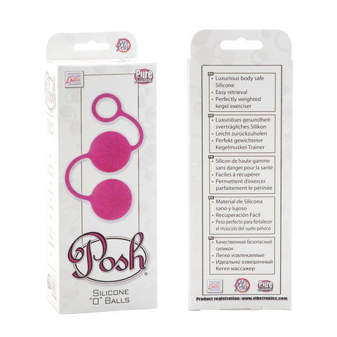 Posh Silicone O Balls Pink