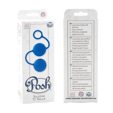 Posh Silicone O Balls Blue