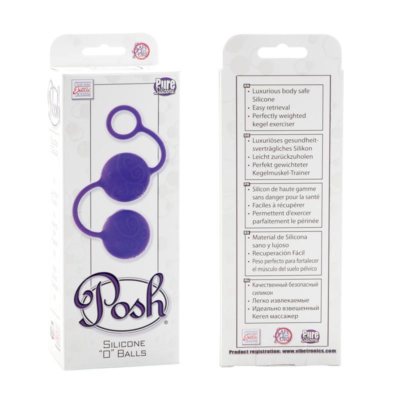 Posh Silicone O Balls Purple