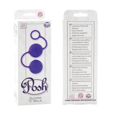 Posh Silicone O Balls Purple