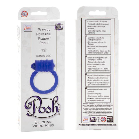 Posh Silicone Vibro Ring Purple