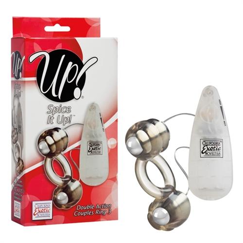 Double Action Couples Ring 3 Smoke