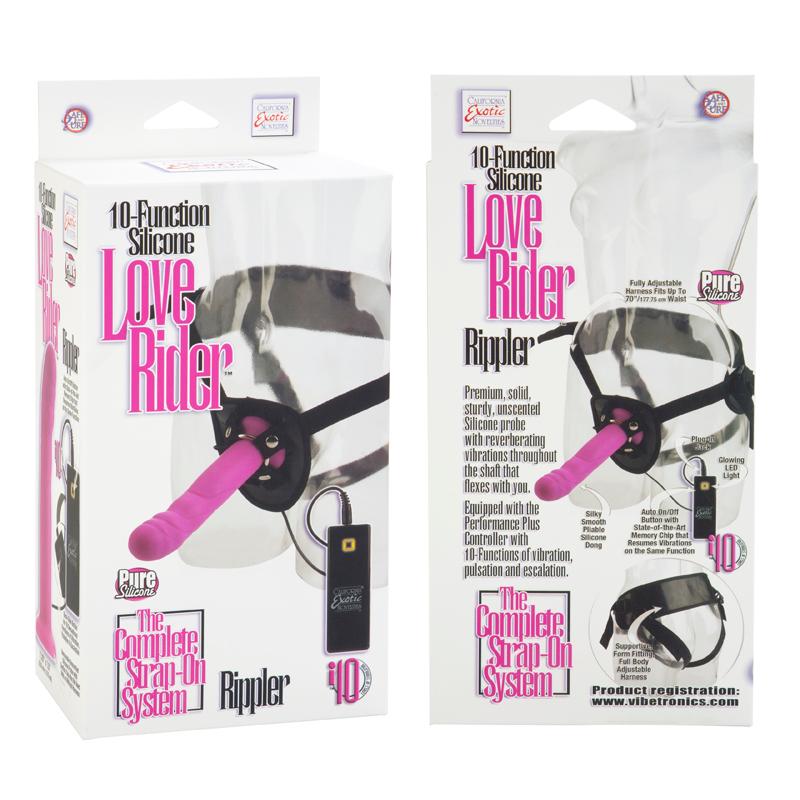 Silicone Love Rider Rippler Pink