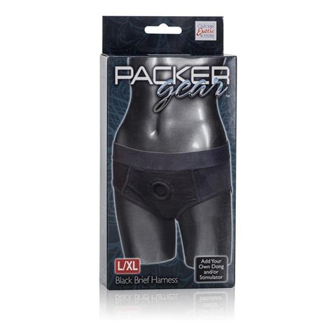 Packer Gear Black Brief Harness L-xl
