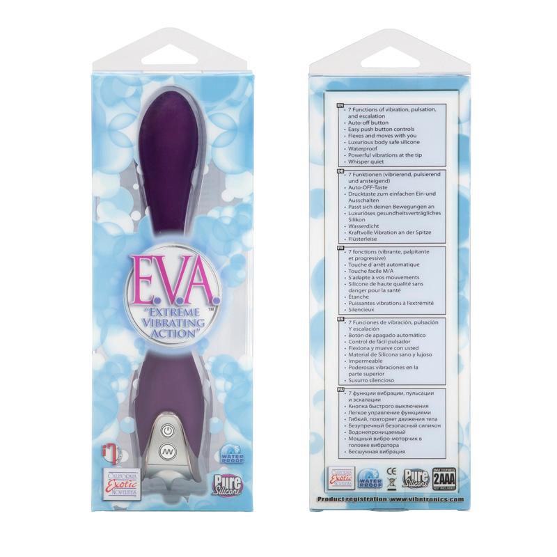 E.v.a Extreme Vibrating Action Massager Purple