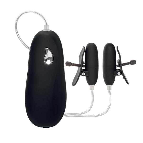 Nipple Play Nipple Teasers Advanced Vib-heated Black