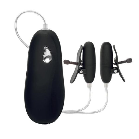 Nipple Play Nipple Teasers Advanced Vib-heated Black