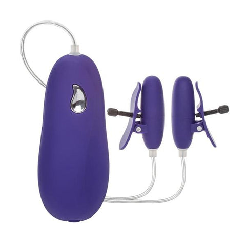 Nipple Play Nipple Teasers Advanced Vib-heated Purple