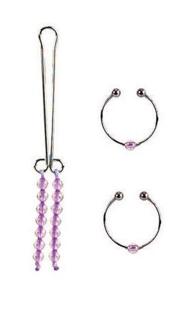 Intimate Play Nipple- Clit Non Piercing Amethyst