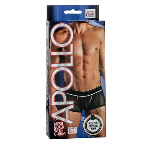 Apollo Mesh Boxer W-cring Black M-l
