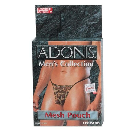 Leopard Mesh Pouch