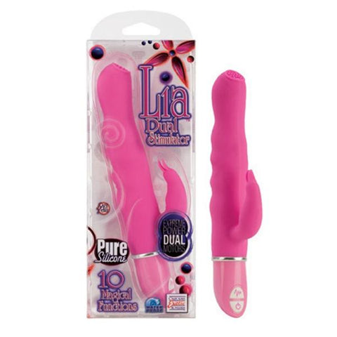 Lia Dual Stimulator Pink