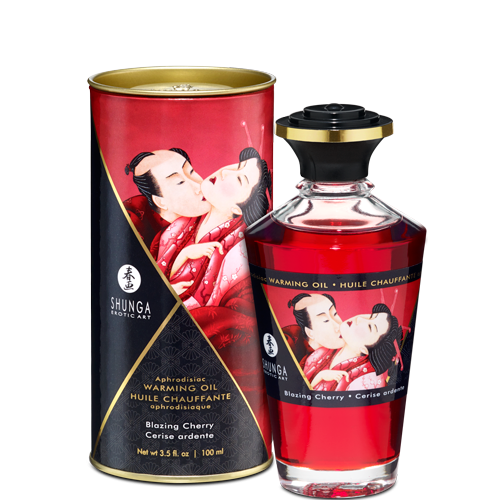 Warming Massage Oil Cherry 3.5 Oz