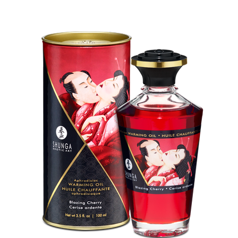 Warming Massage Oil Cherry 3.5 Oz