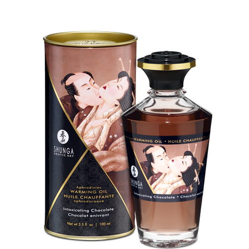 Warming Massage Oil Chocolate 3.5 Oz