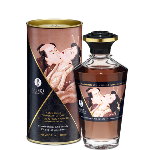 Warming Massage Oil Chocolate 3.5 Oz