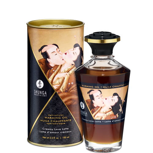 Warming Massage Oil Love Latte 3.5 Oz