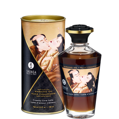 Warming Massage Oil Love Latte 3.5 Oz