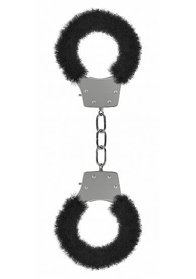 Pleasure Handcuffs Furry Black