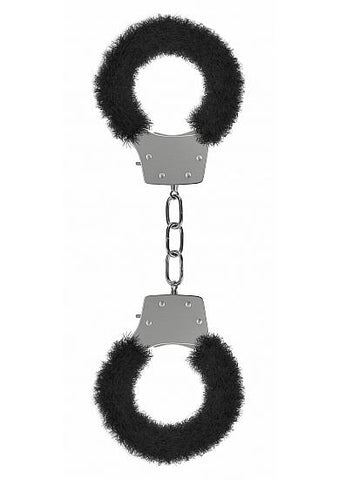 Pleasure Handcuffs Furry Black
