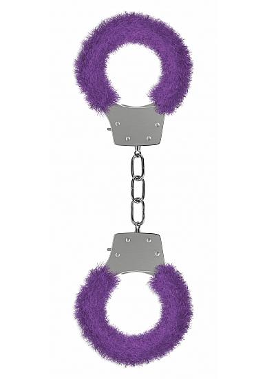 Pleasure Handcuffs Furry Purple