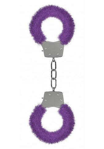 Pleasure Handcuffs Furry Purple