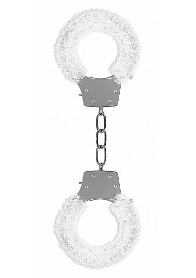 Pleasure Handcuffs Furry White