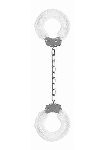 Beginner's Legcuffs Furry White
