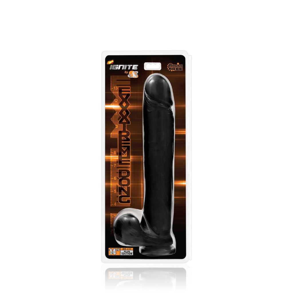 Exxxtreme Dong W-suction Black 14in