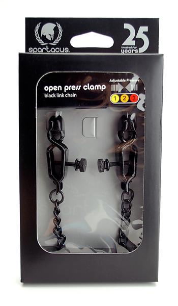 Open Wide Blackline Clamp W- Link Chain