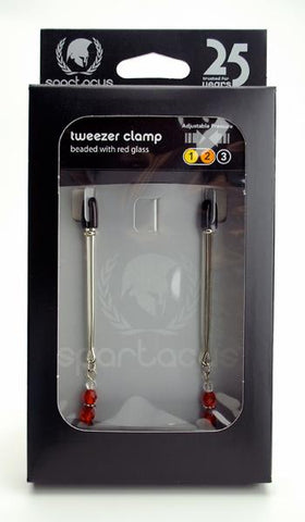 Adj Clamp W-red Beads