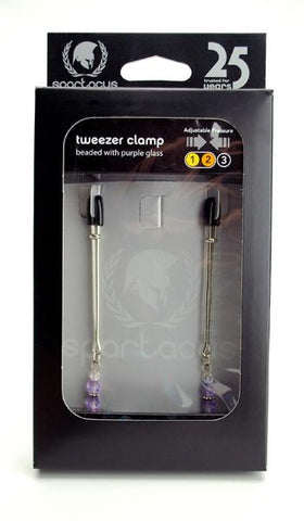 Adj Clamp W-purple Beads