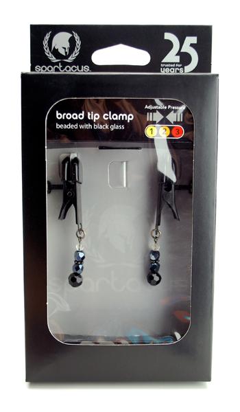 Clamp Black Broad Tip W-beads