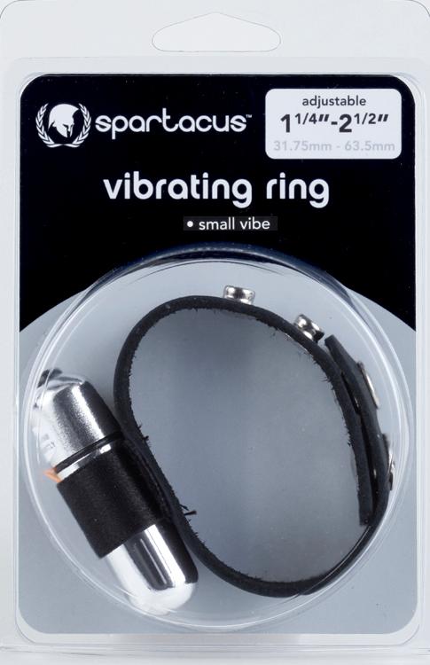 Nickel Free Leather Cock Ring Vibrating