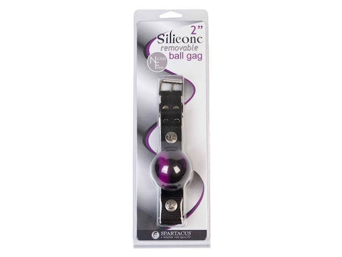 Nickel Free Silicone Ball Gag Large Swirl