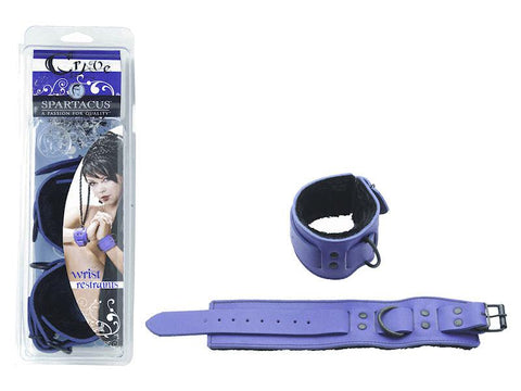 Wrist Restraints W-fur Purple