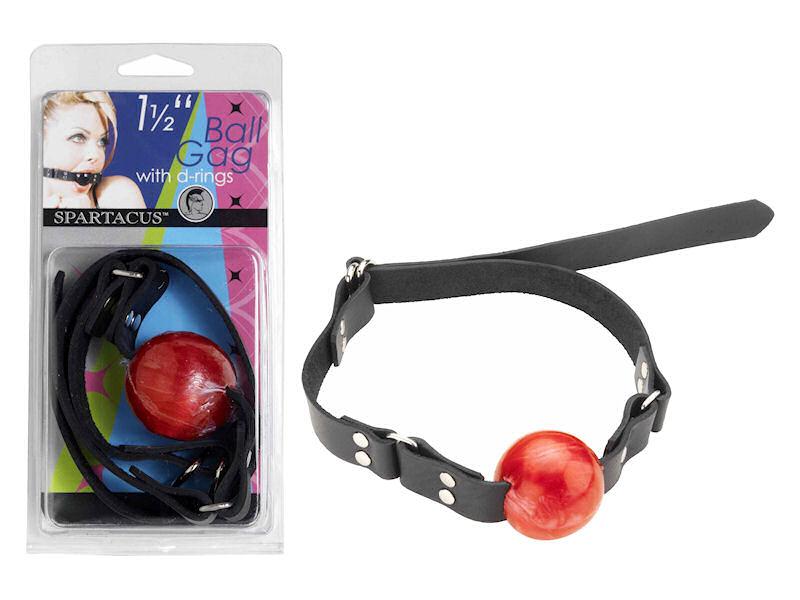 1 1-2 Red Ball Gag W- D Ring